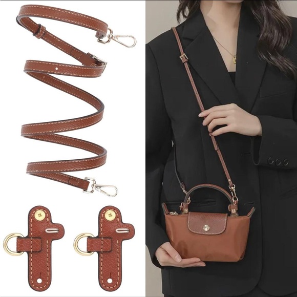 Strap Replacement for Longchamp  - Adjustable Crossbody Shoulder Strap - Picture 1 of 3